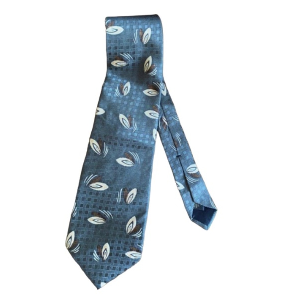 CELLINI LINEA UOMO Professional Business Atire Gray Imported NWT 100% Silk